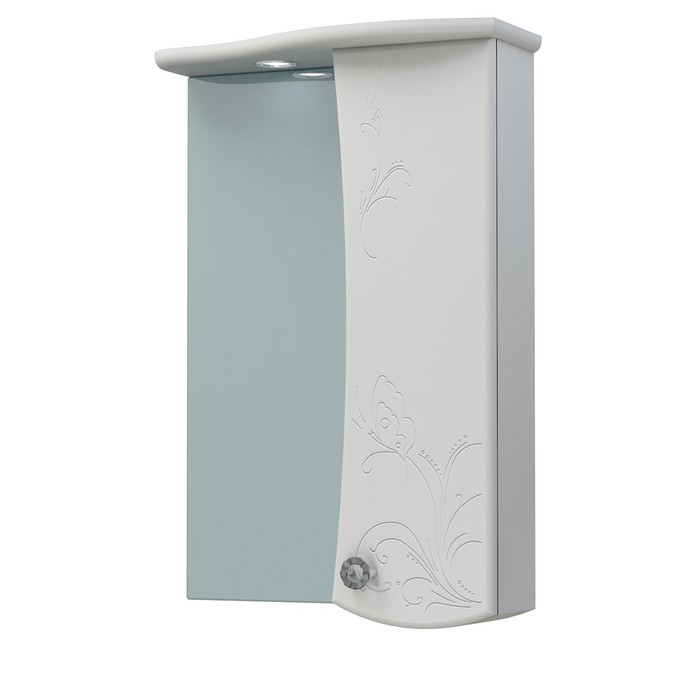 Шкаф-зеркало Бабочка 60С белый