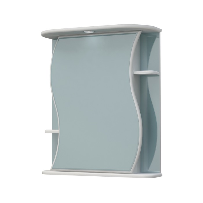 Шкаф-зеркало Бергамо 60С белый