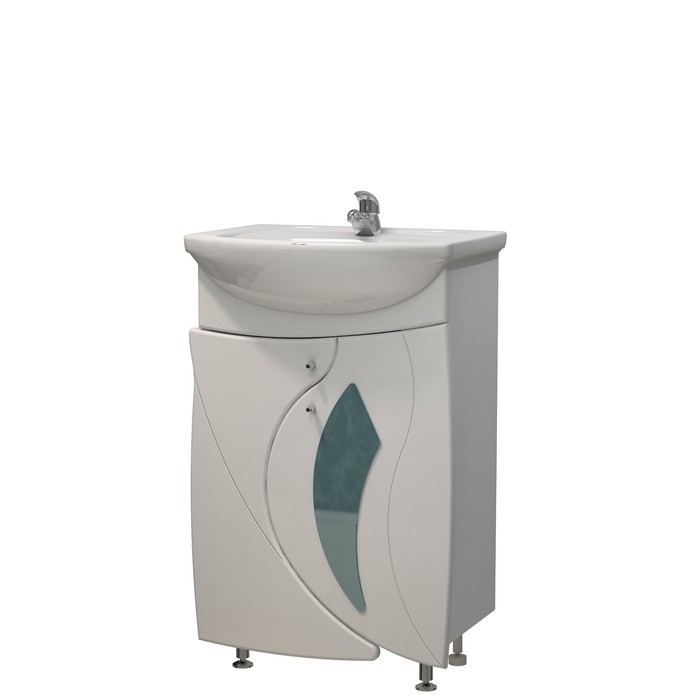 Тумба Бормио 50 (под раковину Уют 50) белая