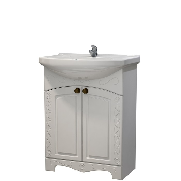 Тумба Венеция 65 (под раковину Элеганс 65) белый