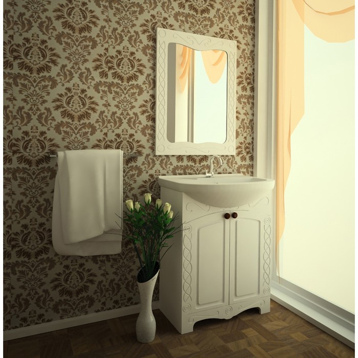 Тумба Венеция 65 (под раковину Элеганс 65) белый