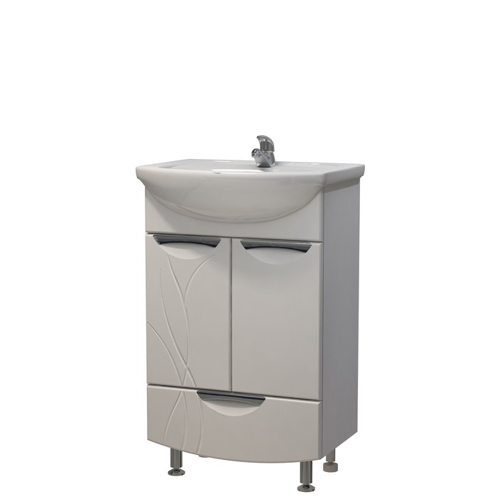 Тумба Гротеск 50 (под раковину Уют 50) DB1 белый