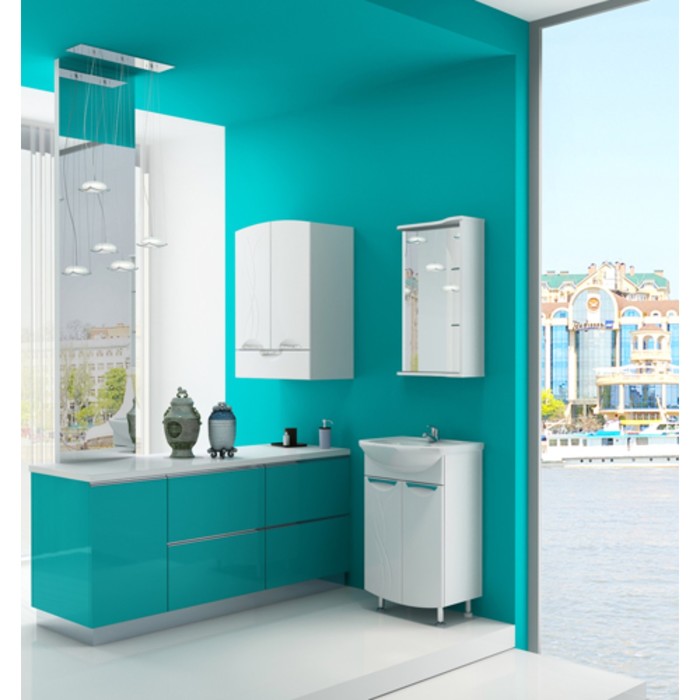 Тумба Гротеск 50 (под раковину Уют 50) DB1 белый