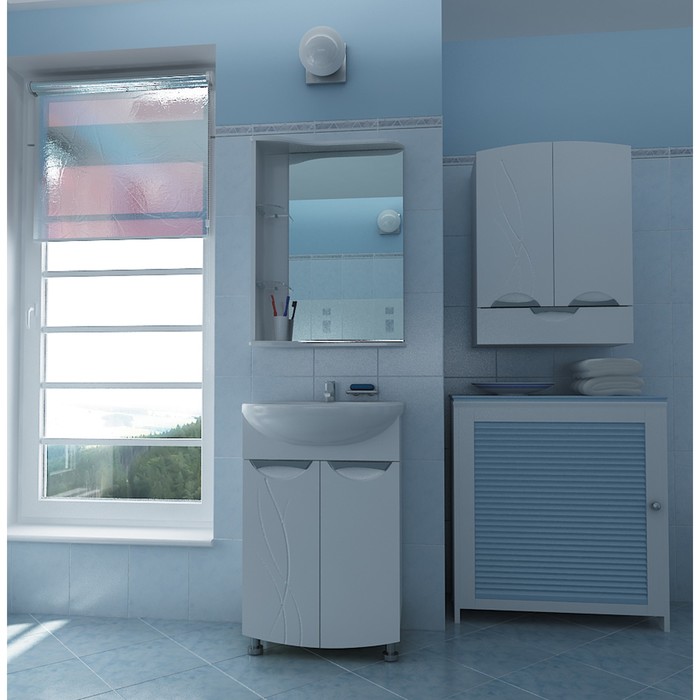 Тумба Гротеск 50 (под раковину Уют 50) DB1 белый