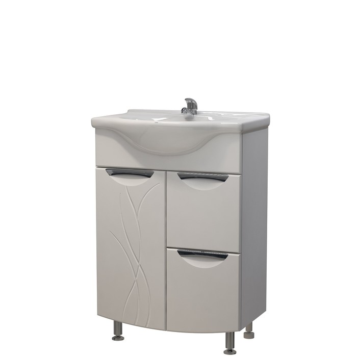 Тумба Гротеск 60 (под раковину Элегия 60) DB2 белый