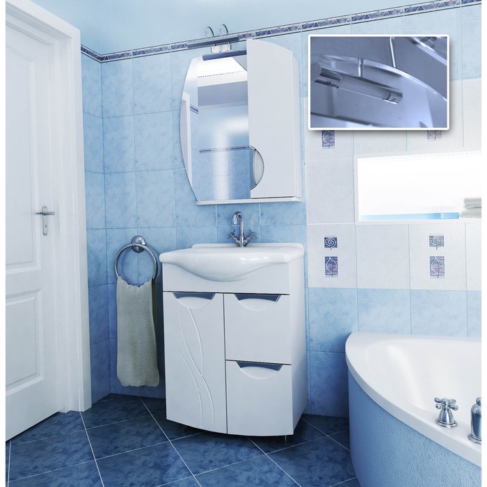 Шкаф-пенал Гротеск 30 DВ2 белый СВ