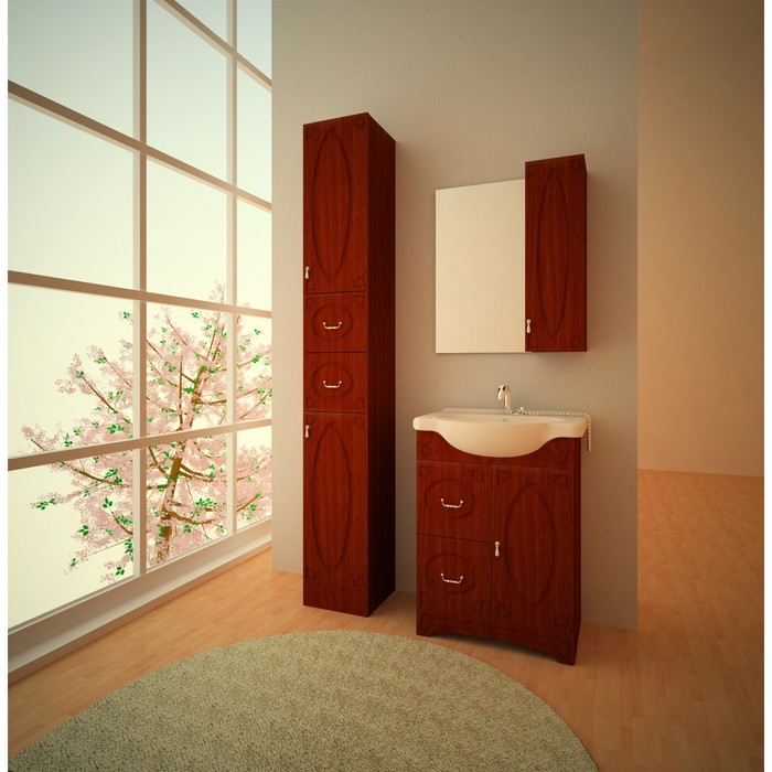 Тумба Милана 60 (под раковину Элегия 60) DВ2 белый