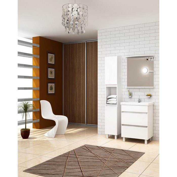 Тумба Модерн 60 (под раковину Калипсо 60) DB2 белый