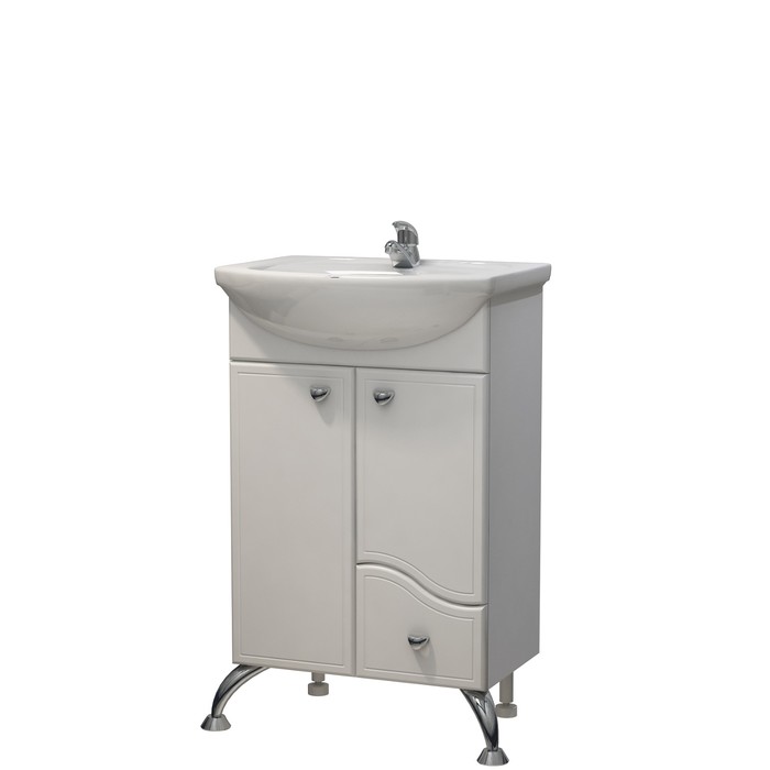 Тумба Нарцисс 50 (под раковину Уют 50) DВ1 белый