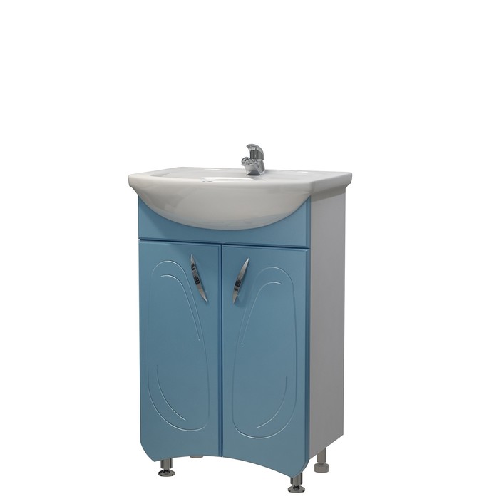 Тумба Палермо 50 (под раковину Уют 50) голубой