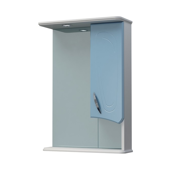 Шкаф-зеркало Палермо 50С голубой