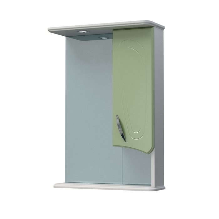 Шкаф-зеркало Палермо 50С фисташковый