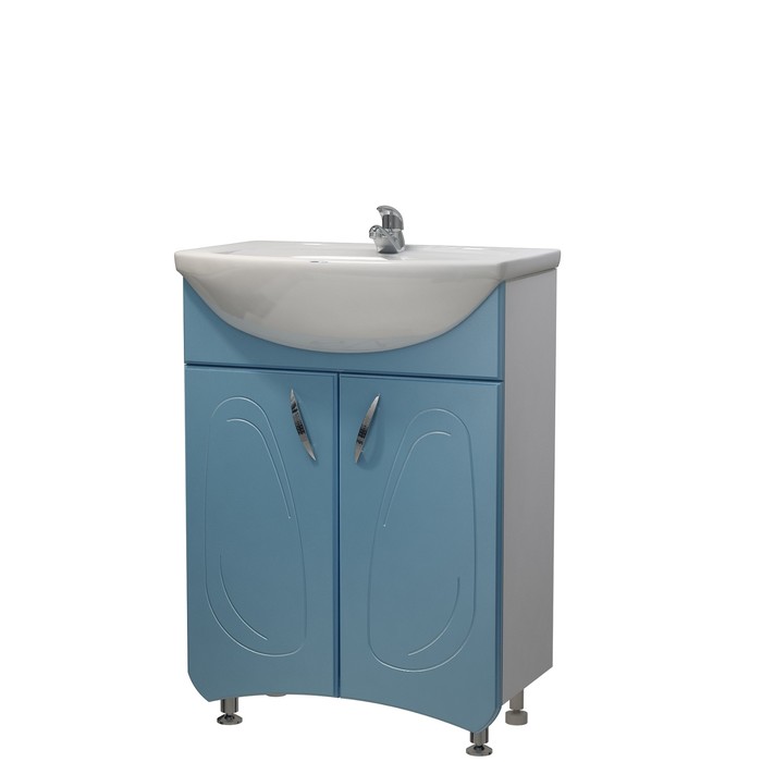 Тумба Палермо 60 (под раковину Уют 60) голубой