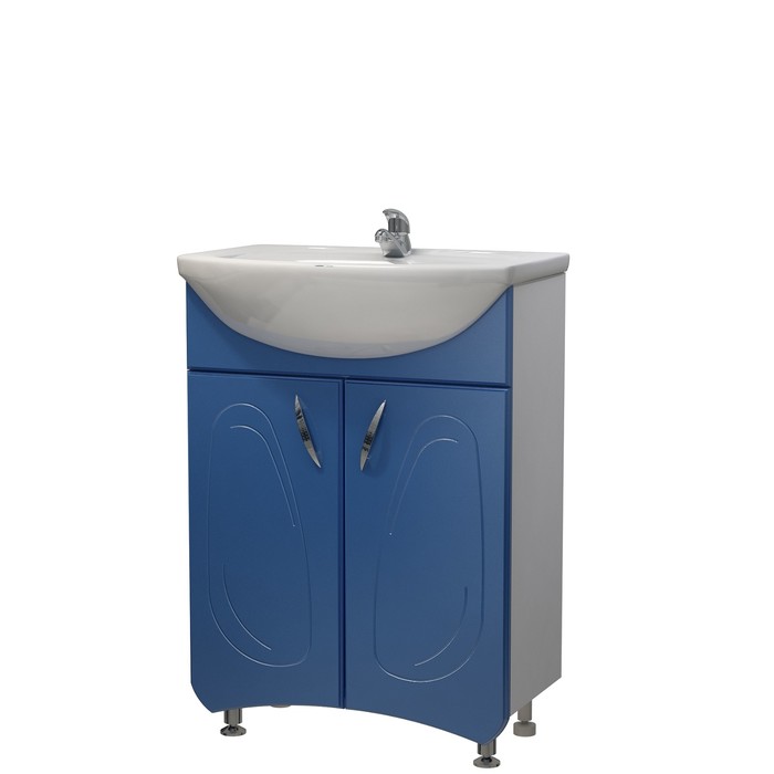 Тумба Палермо 60 (под раковину Уют 60) синий