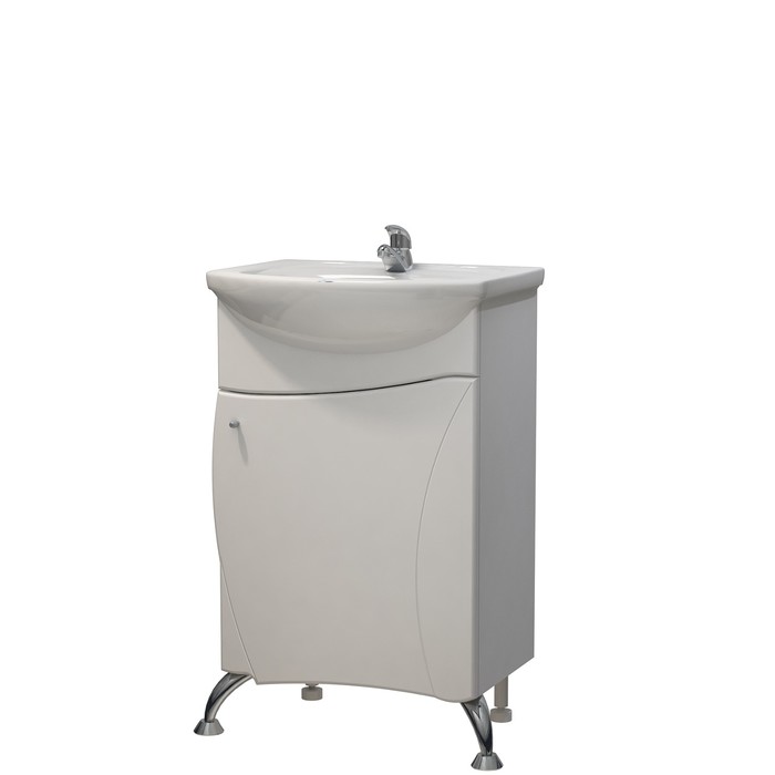 Тумба Парус 50 (под раковину Уют 50) белая