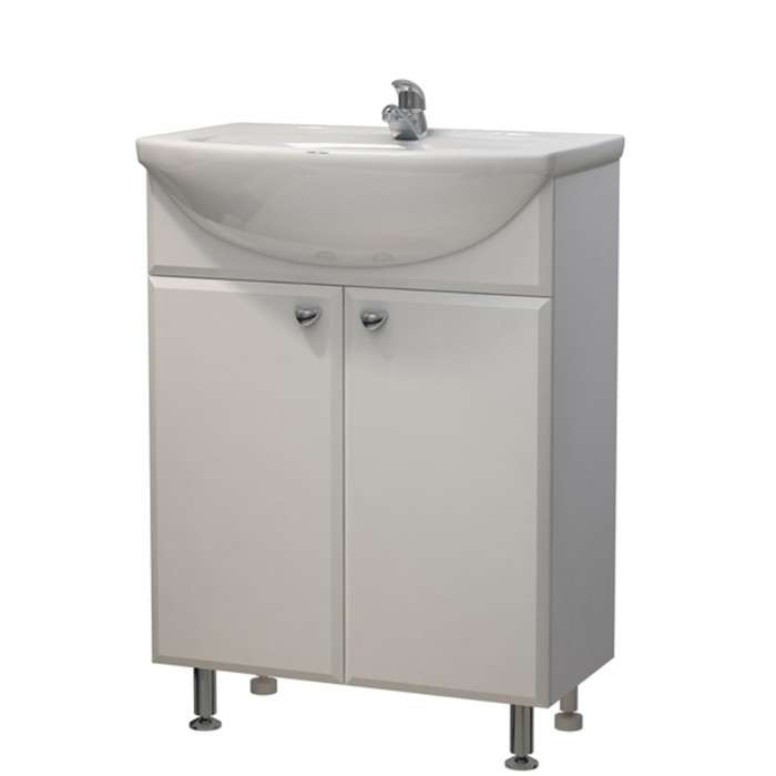 Тумба Пион 60 (под раковину Уют 60) белая