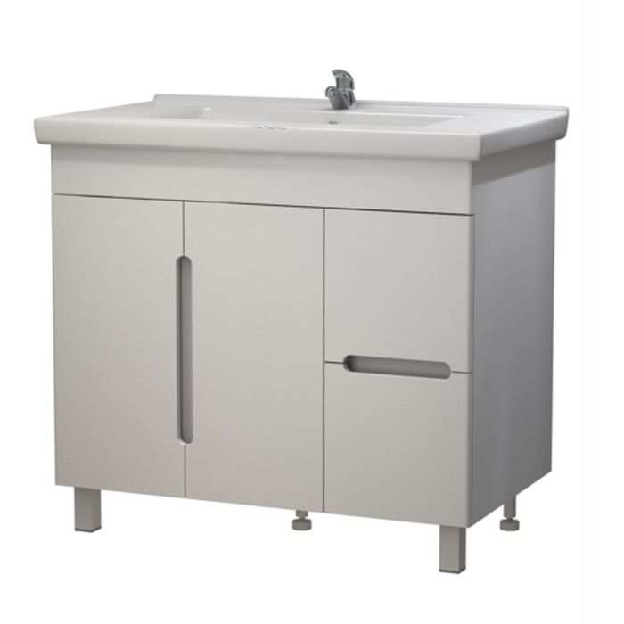 Тумба Сиэтл 90 (под раковину Бета 90) DB2 белая