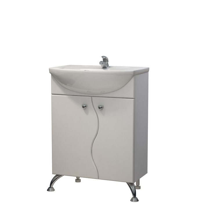 Тумба Флокс 55 (под раковину Уют 55) белый