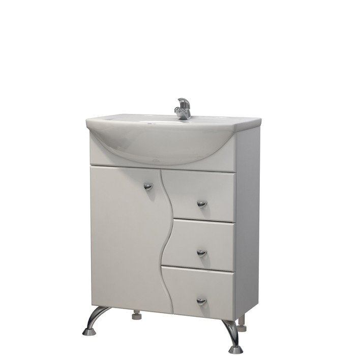 Тумба Флокс 55 (под раковину Уют 55) DВ3 белый