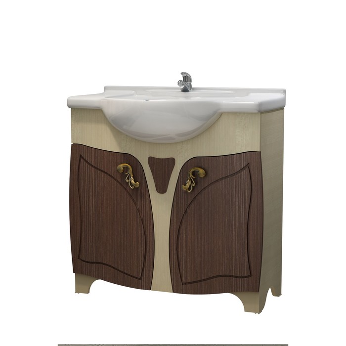 Тумба Альберо 85 (под раковину Дрея 85) клен / старое дерево