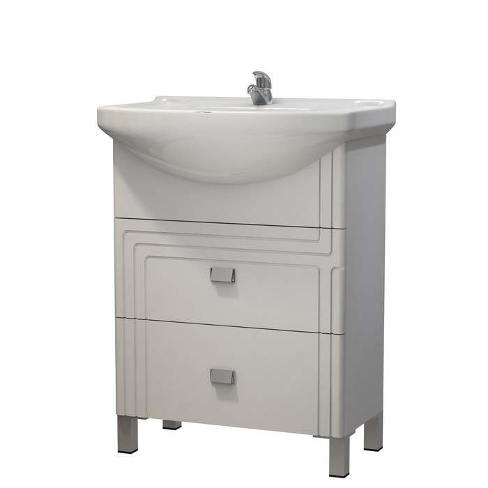 Тумба Атланта 65 (под раковину Элеганс 65) DB2 белая