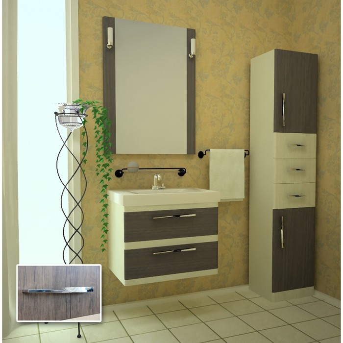 Шкаф-полупенал Джентри 40 DB1 клен / старое дерево