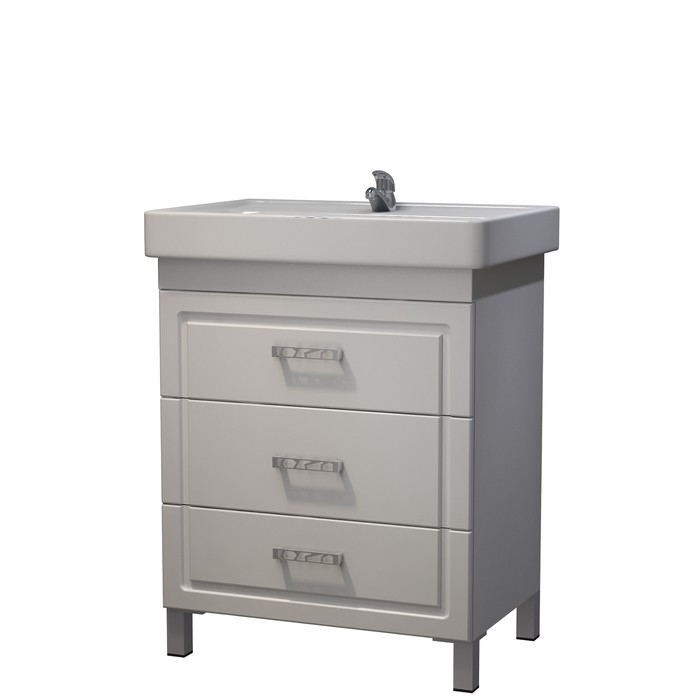 Тумба Кватро 70 (под раковину Дрея Q 70) DB3 белый