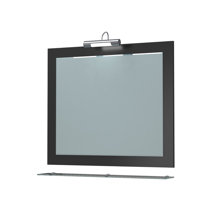 Зеркало «Кватро 80С», черное металлик