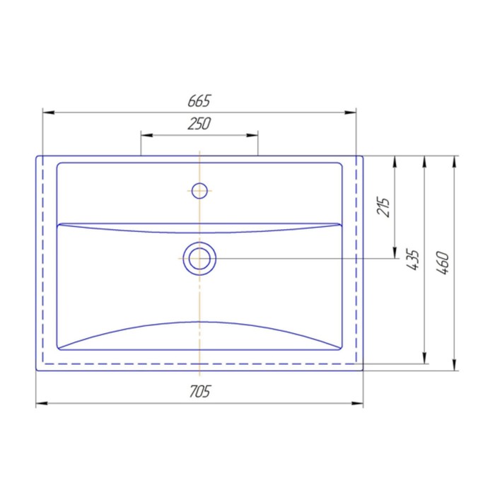 Раковина Фостер 70