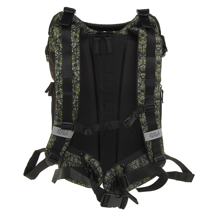 Рюкзак молодежный эргономичная спинка Target 50*30*21 для девочки Kaleido camu, коричневый 23817