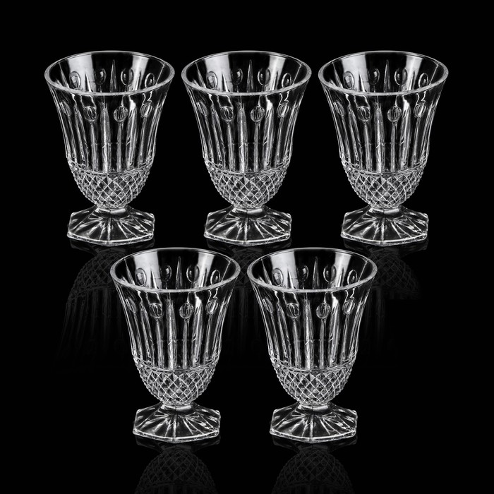 Набор бокалов 5 шт "Эльза"300 мл, 8,5 х11,5 см УЦЕНКА