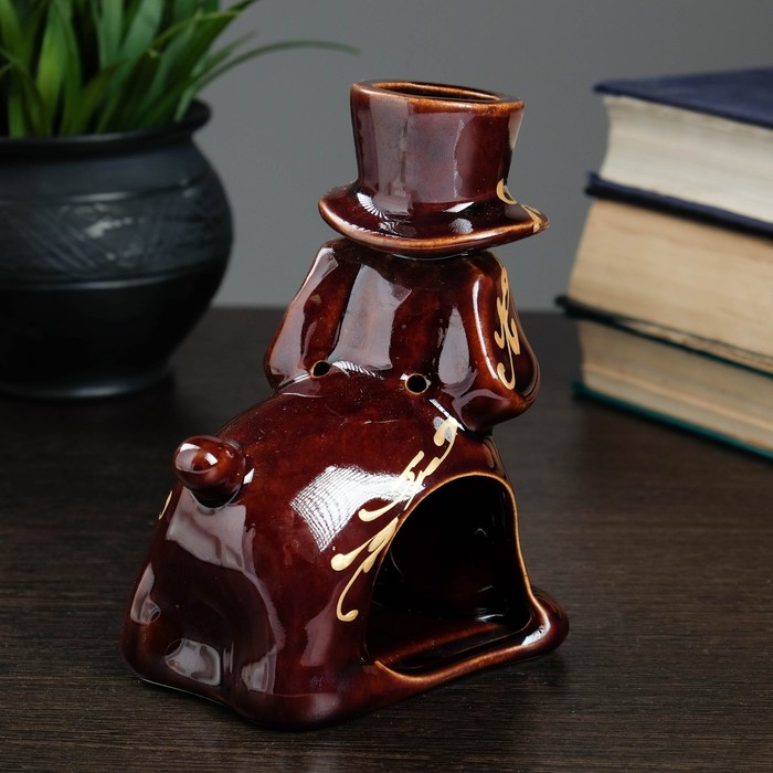 Аромалампа "Собака в шляпе" 14,5см