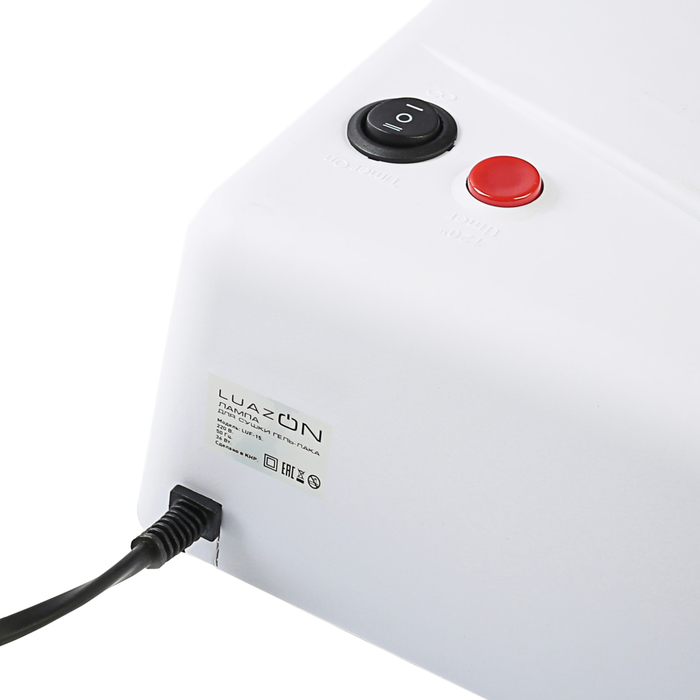 Лампа для гель-лака LuazON LUF-01, UV, 36 Вт, розовая матовая