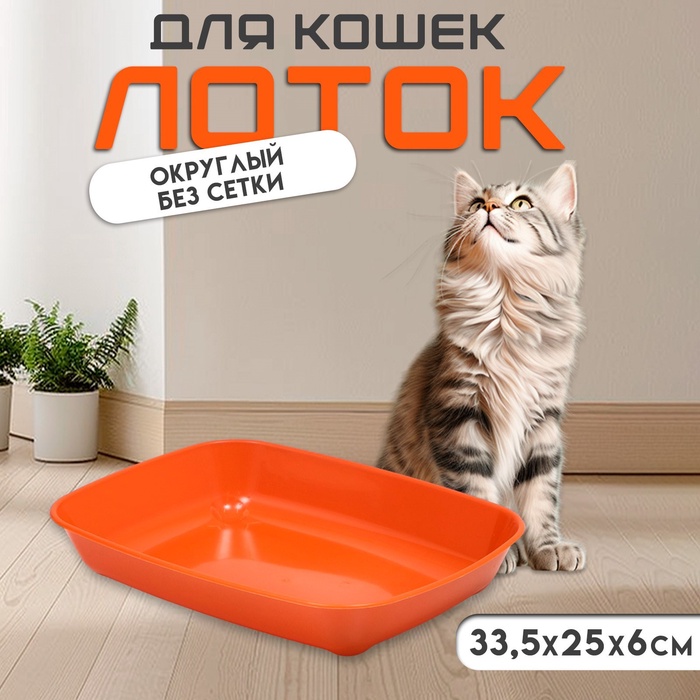 

Туалет округлый без сетки 33,5 х 25 х 6 см, коричневый