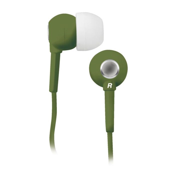 Наушники BBK EP-1200S, вкладыши вакуумные, оливковые