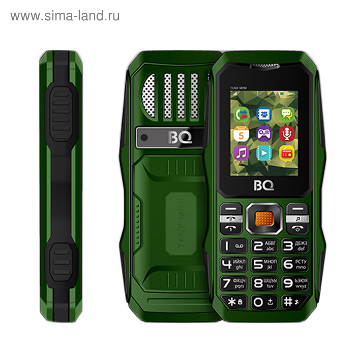 Сотовый телефон BQ M-1842 Tank Mini Dark Green, цвет темно-зеленый