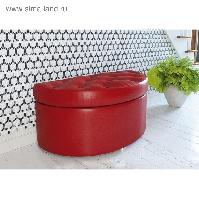 

Банкетка ЛУНА 830х410х430 кожзам ECO Красный