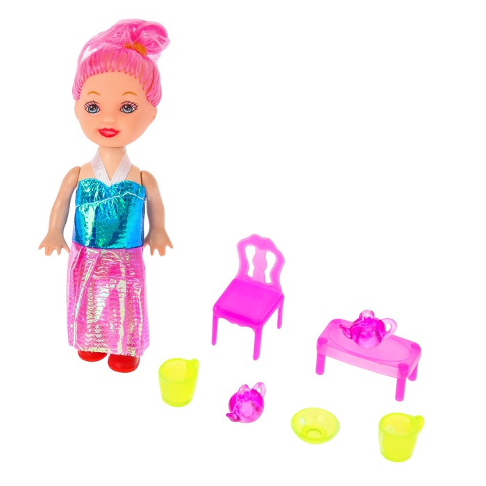 Аксессуары для кукол: мебель, посуда, МИКС