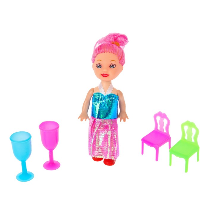 Аксессуары для кукол: мебель, посуда, МИКС