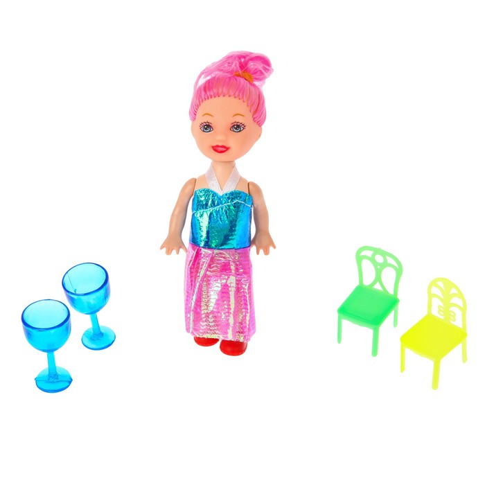 Аксессуары для кукол: мебель, посуда, МИКС