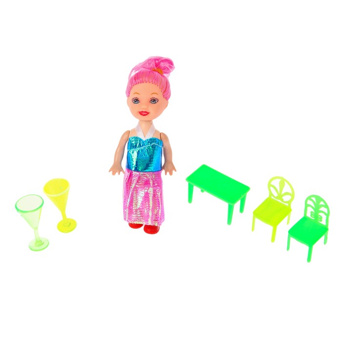 Аксессуары для кукол: мебель, посуда, МИКС