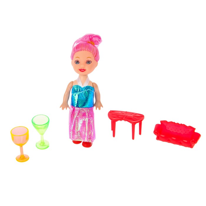 Аксессуары для кукол: мебель, посуда, МИКС