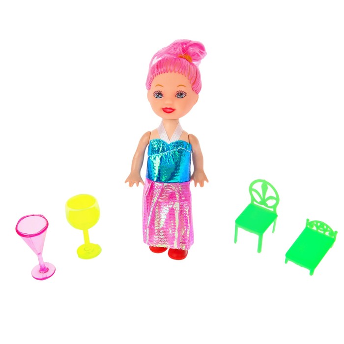 Аксессуары для кукол: мебель, посуда, МИКС