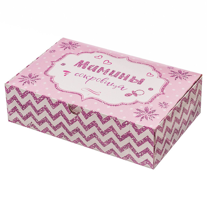 Набор памятных коробочек для новорожденных "Наше чудо" для девочки