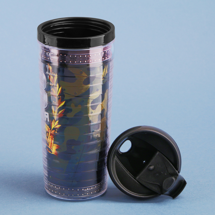 Термостакан "23 февраля.Настоящему герою", 350 мл