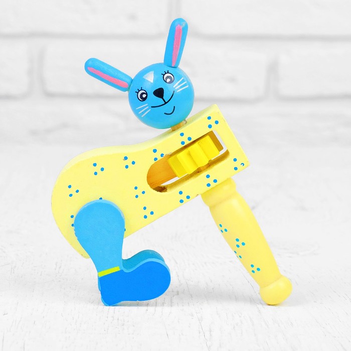 Трещотка "Зверята", с ножками , МИКС