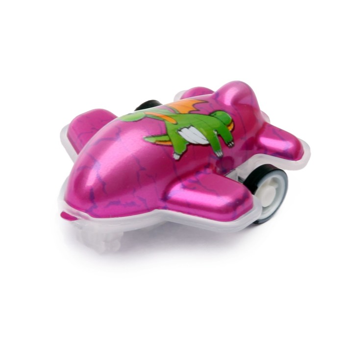 Самолет инерционный "Забавные животные", МИКС