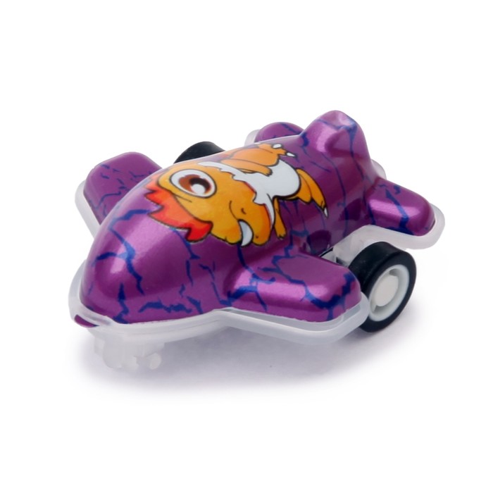 Самолет инерционный "Забавные животные", МИКС