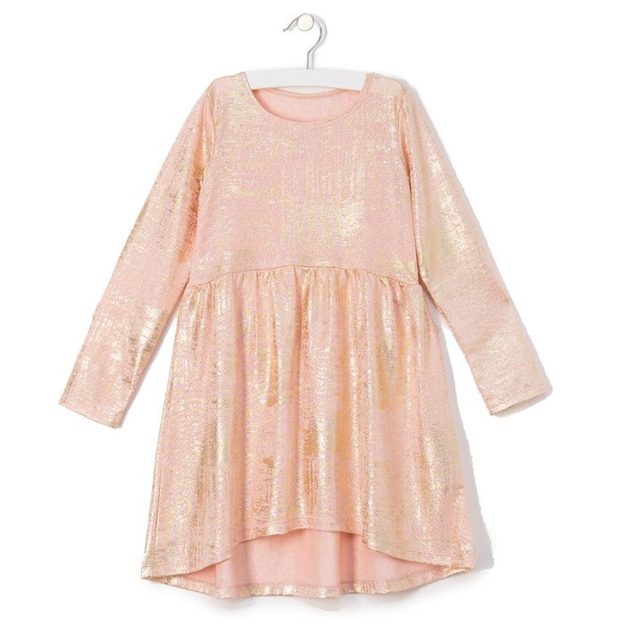 Платье детское KAFTAN, рост 110-116 (32), 5-6 лет, персик