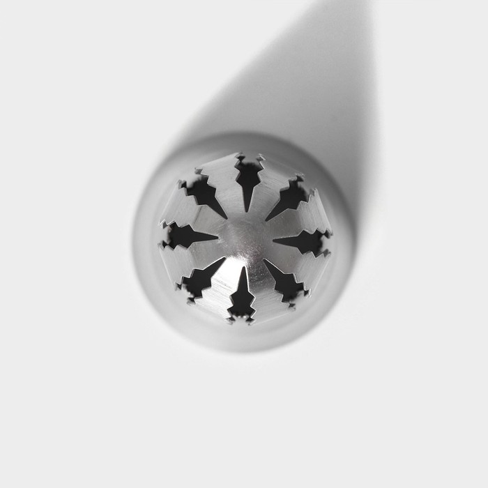 Насадка кондитерская «Сфера.Волна с цветком», d=3 см, вых. 2,3 см